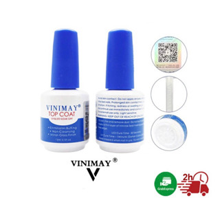 Top bóng Vinimay 15ml dập nổi - top phủ bóng chuyên dụng cho dân làm móng sơn bóng
