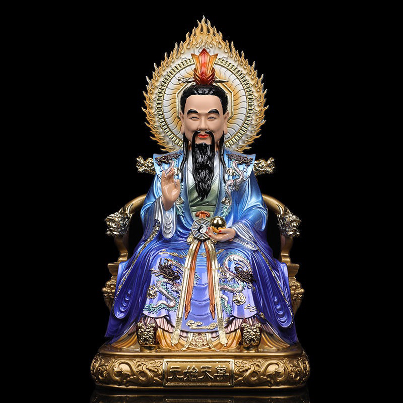 Bộ tượng Tam Vị Thiên Tôn Đạo Giáo cao 36cm, 50cm và 60cm