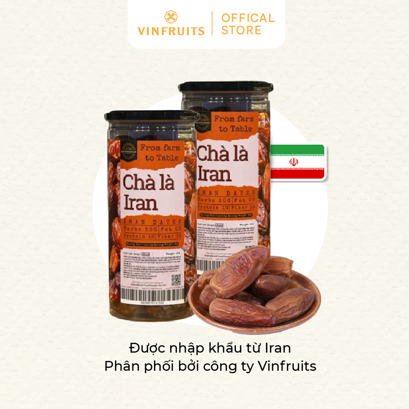 Chà Là Rời Iran The Nut Valley 250g/500g - Vinfruits