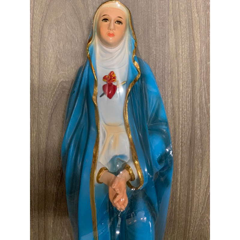 Tượng Mẹ Sầu Bi 50cm Thiếp Vàng.