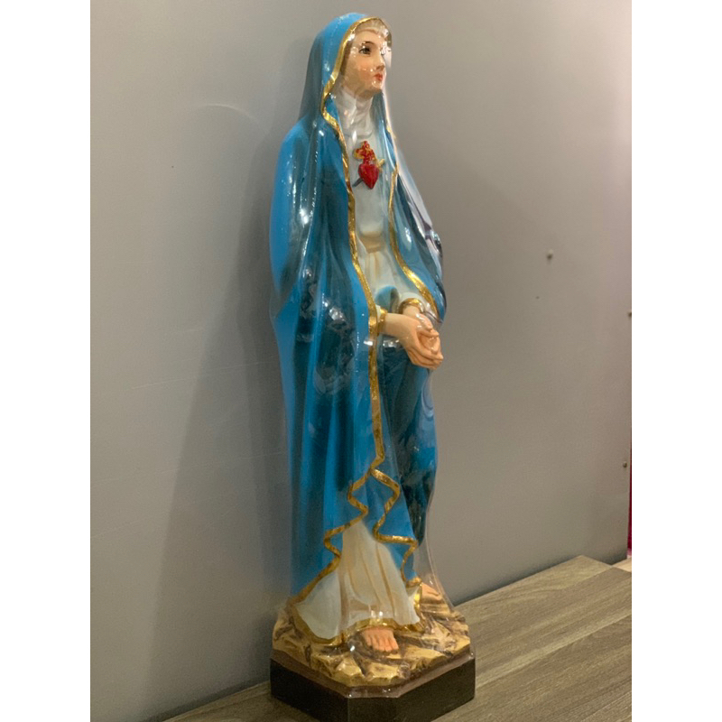 Tượng Mẹ Sầu Bi 50cm Thiếp Vàng.