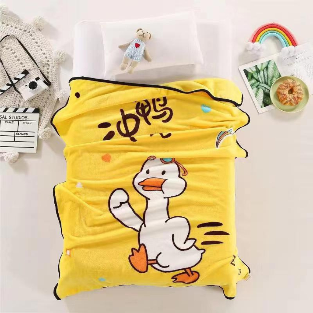 [HB GIFT] Chăn hè chần bông Chilly mềm mịn cho bé chất liệu cao cấp không rụng lông, màu sắc bắt mắt