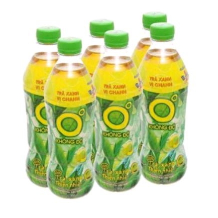 Nước trà xanh không độ loại 455ml