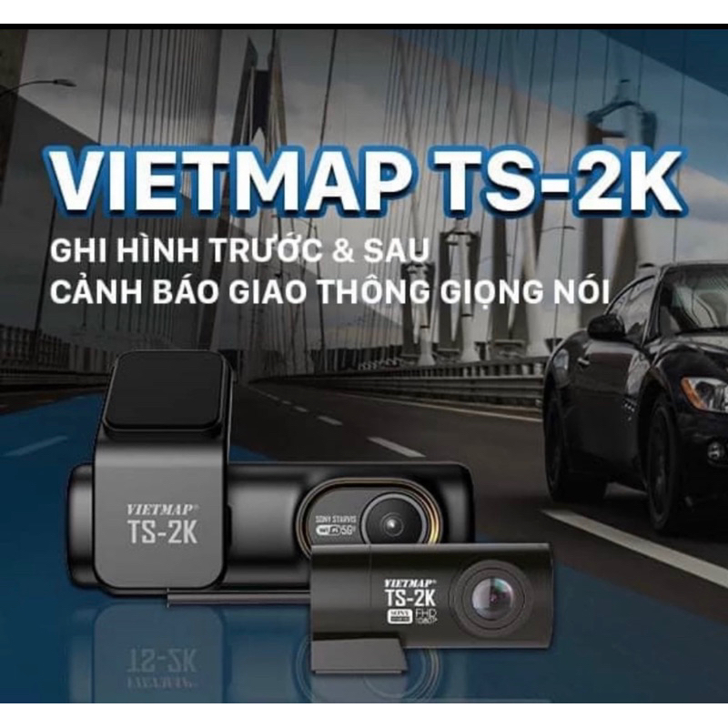 Hành trình Vietmap TS2K 32G- Camera hành trình ô tô Cars Shop kết nối wifi dễ dàng cảnh báo giao thông dẫn đường