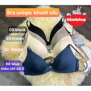 ÁO NGỰC XẺ SÂU UNIQLO  HÀNG CHÍNH HÃNG