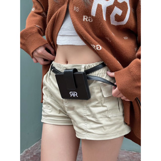 Túi da nhiều ngăn REGODS đeo chéo nhỏ gọn , tiện dụng đa công năng unisex nam nữ -  MiniBag Leather REGODS