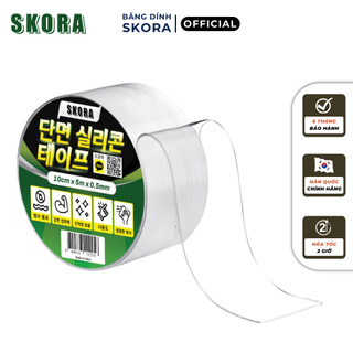 Băng keo nano Skora băng dính trong suốt 1 mặt dán trên mọi bề mặt siêu dính thương hiệu hàn quốc bảo hành 6 tháng