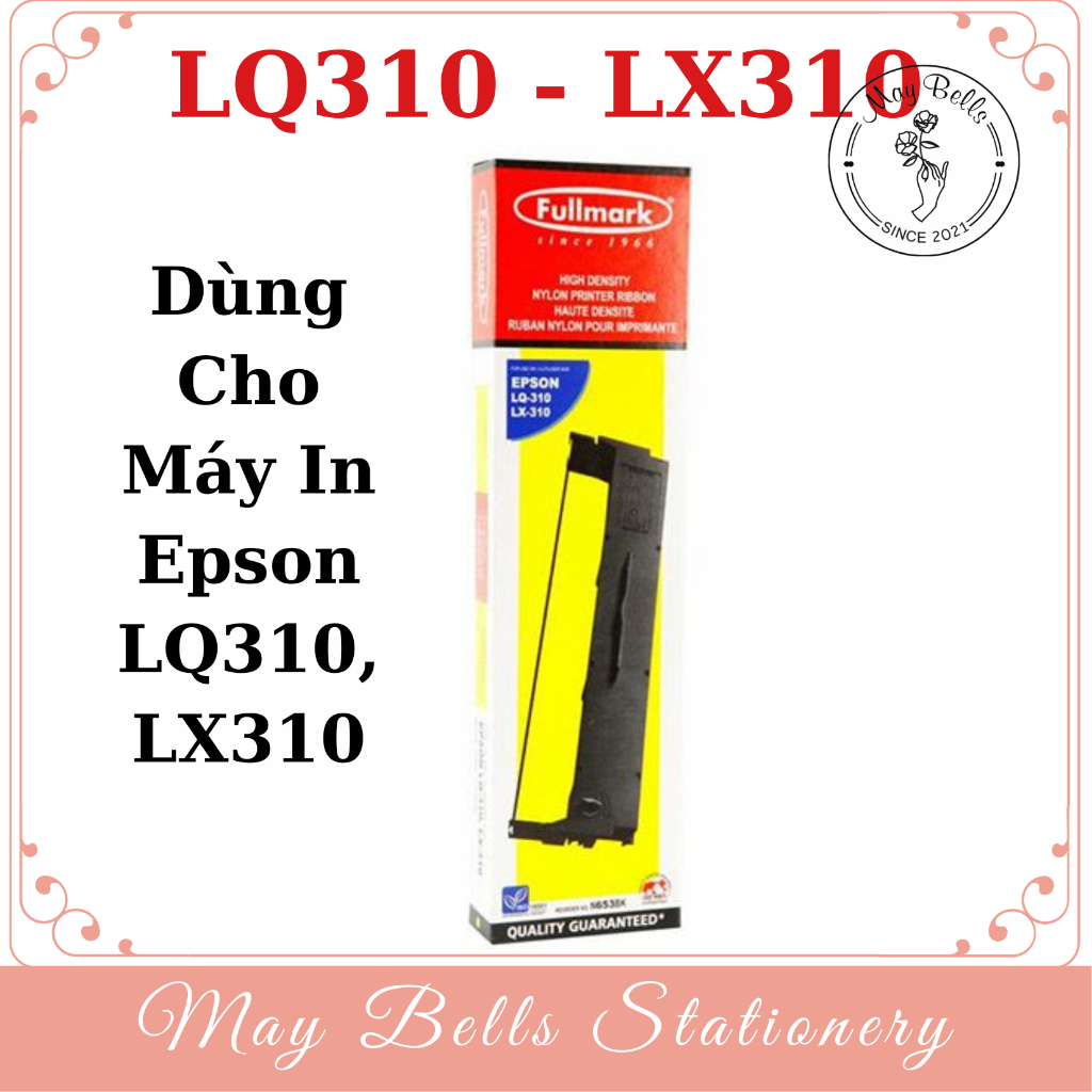 Ruy băng Băng mực Fullmark, Inmor Epson LQ-310/LX-310 (N653BK) Dùng cho máy in kim Epson LQ310 LX310
