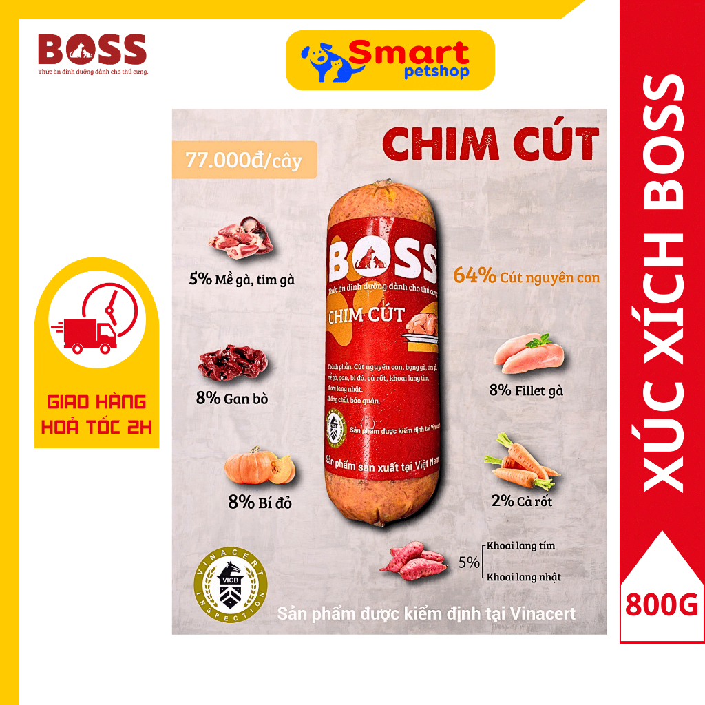Thức Ăn Tươi Cho Chó Mèo - Raw Food 800G