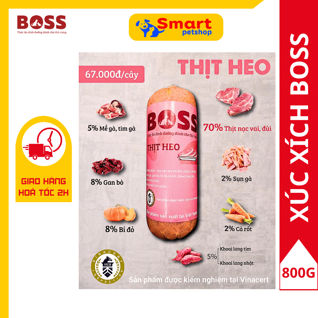 Thức Ăn Tươi Cho Chó Mèo - Raw Food 800G