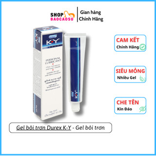 Gel bôi trơn durex ky jelly 50g chính hãng không mùi sacuco dr001