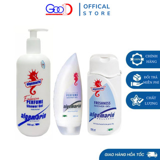 Sữa tắm trắng da dưỡng thể cá ngựa Algemarin Perfume chai vòi 500ml Đức- Nhập khẩu chính hãng-Good1.vn