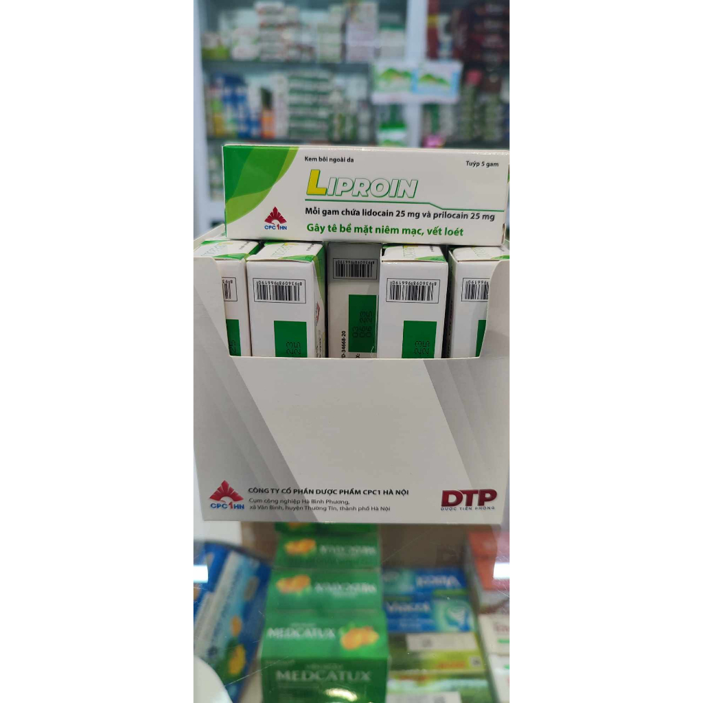 Kem bôi da liproin tuýp 5g  Có thể dùng cho vùng da nhạy cảm