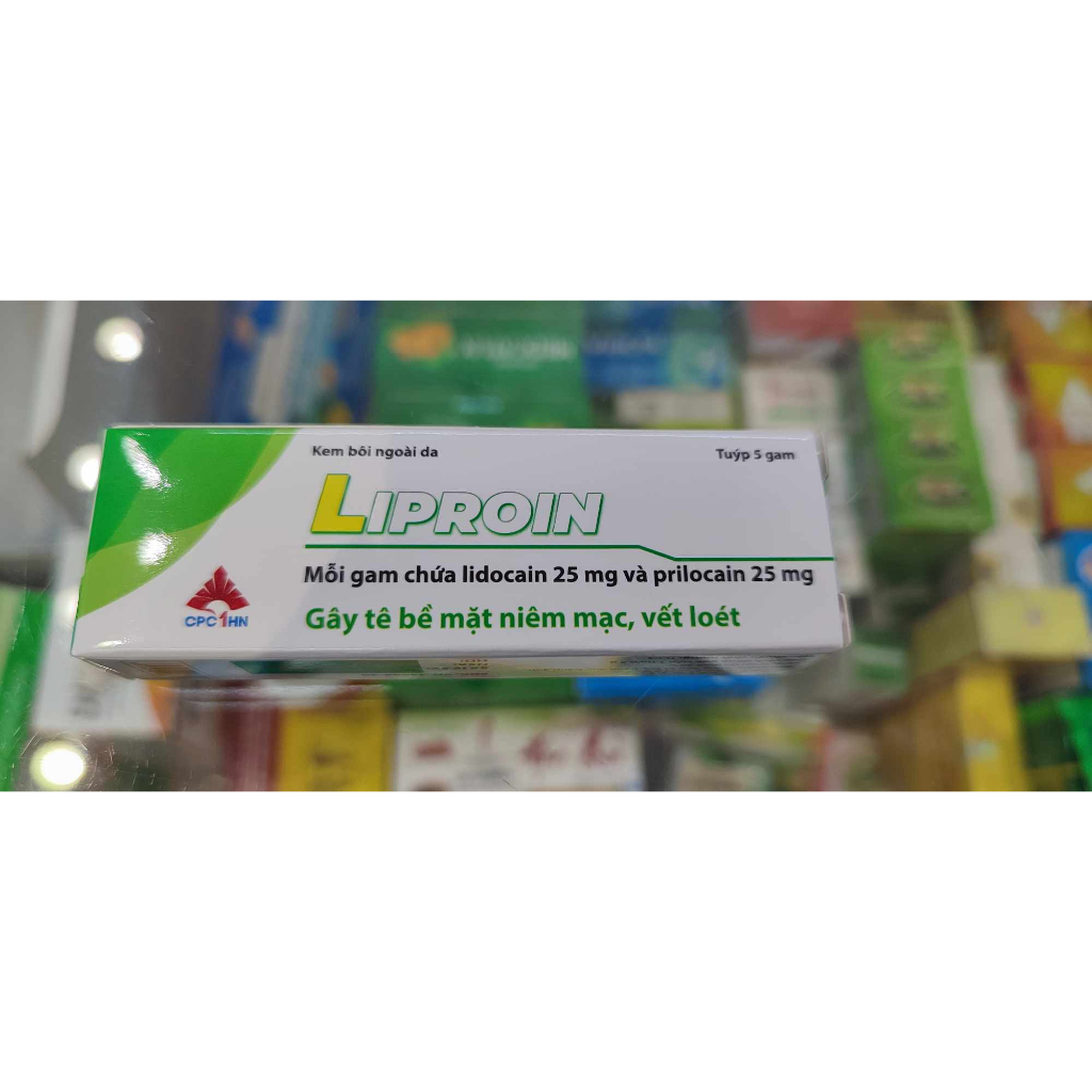 Kem bôi da liproin tuýp 5g  Có thể dùng cho vùng da nhạy cảm