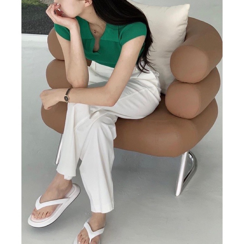 Áo polo nữ thanh lịch Knit Polo Shirt