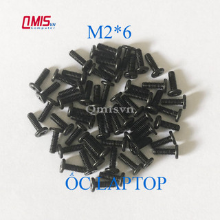 M2*6 (mũ 4mm) - Ốc vít đáy laptop  - Kích thước M2x6 M2 x 6 mm (Gói 10 con ốc)