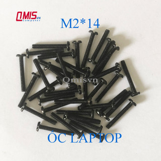 M2*14 (mũ 4mm) - Ốc vít đáy laptop kích thước M2x14 M2 x 14 mm (10 con ốc)