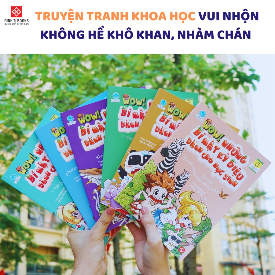 Sách - Wow Những bí mật kỳ diệu dành cho học sinh - Truyện tranh khoa học cho trẻ từ 6 tuổi - Đinh Tị Books