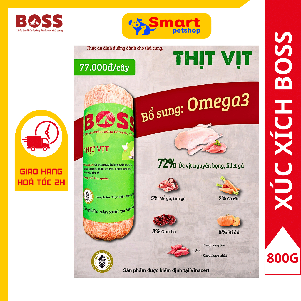 Thức Ăn Tươi Cho Chó Mèo - Raw Food 800G