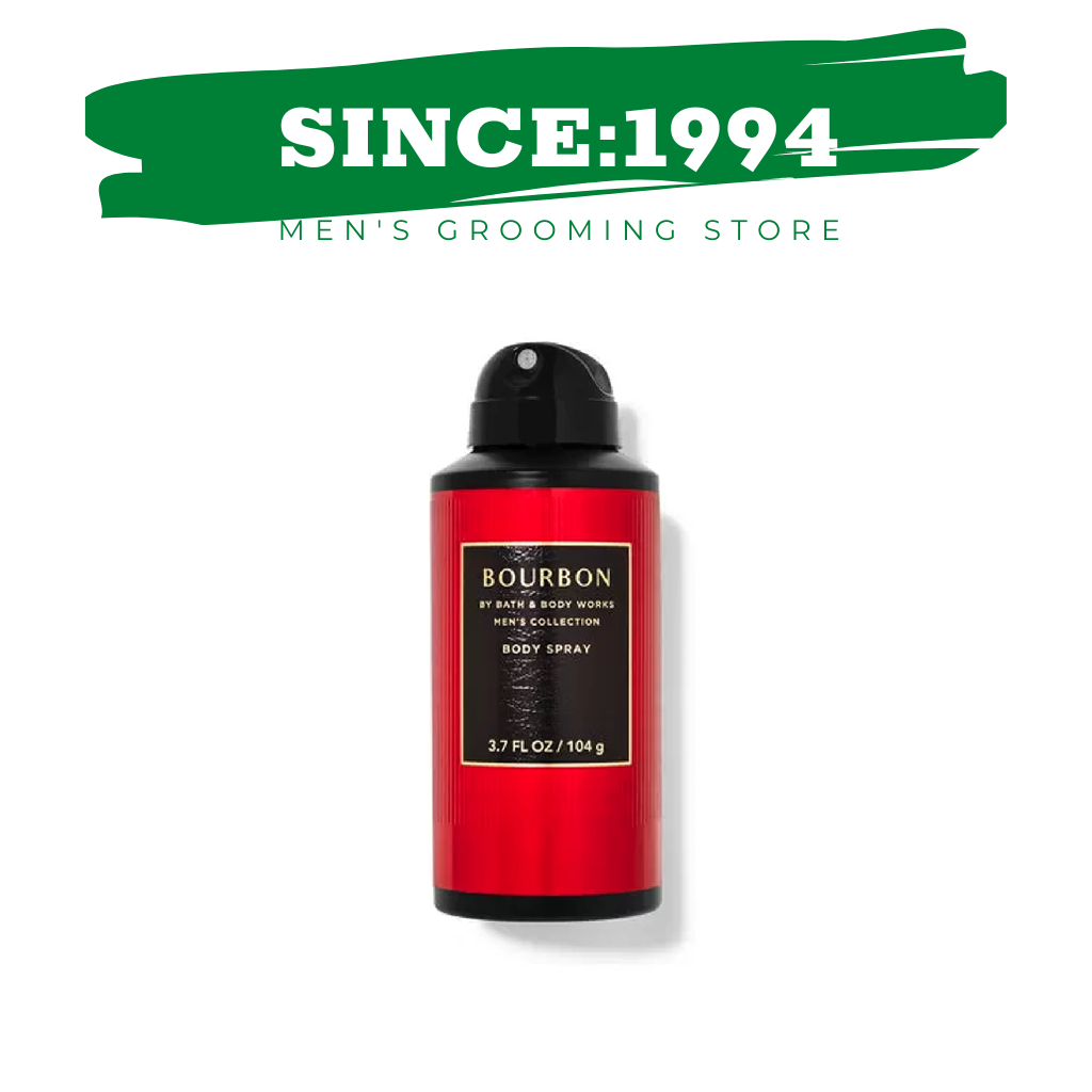 BOURBON | Xịt Thơm Khử Mùi, Gel Tắm Bath & Body Works Dành Cho Nam Body Srpay, Shower Gel