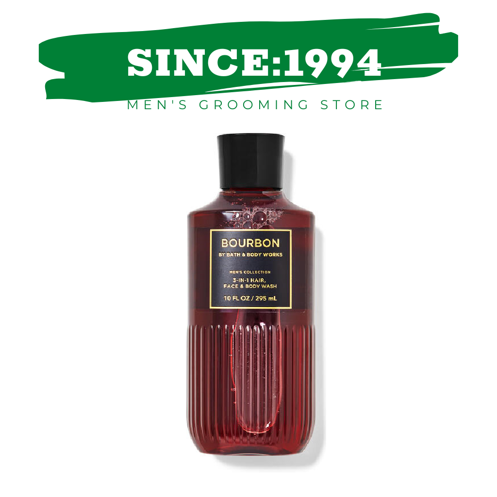 BOURBON | Xịt Thơm Khử Mùi, Gel Tắm Bath & Body Works Dành Cho Nam Body Srpay, Shower Gel