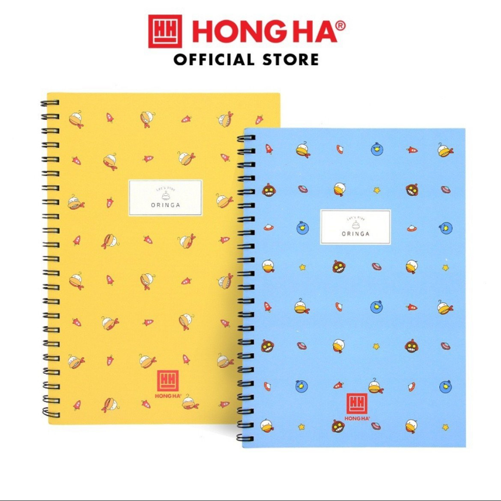 Sổ lò xo Hồng Hà kẻ ngang 200 trang A4 Oringa - 4169 KẺ NGANG