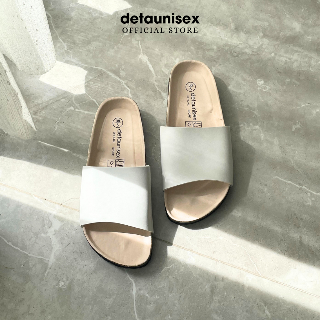 Giày dép đế trấu nam nữ quai ngang Detaunisex thời trang Birken cực xinh - DETA12