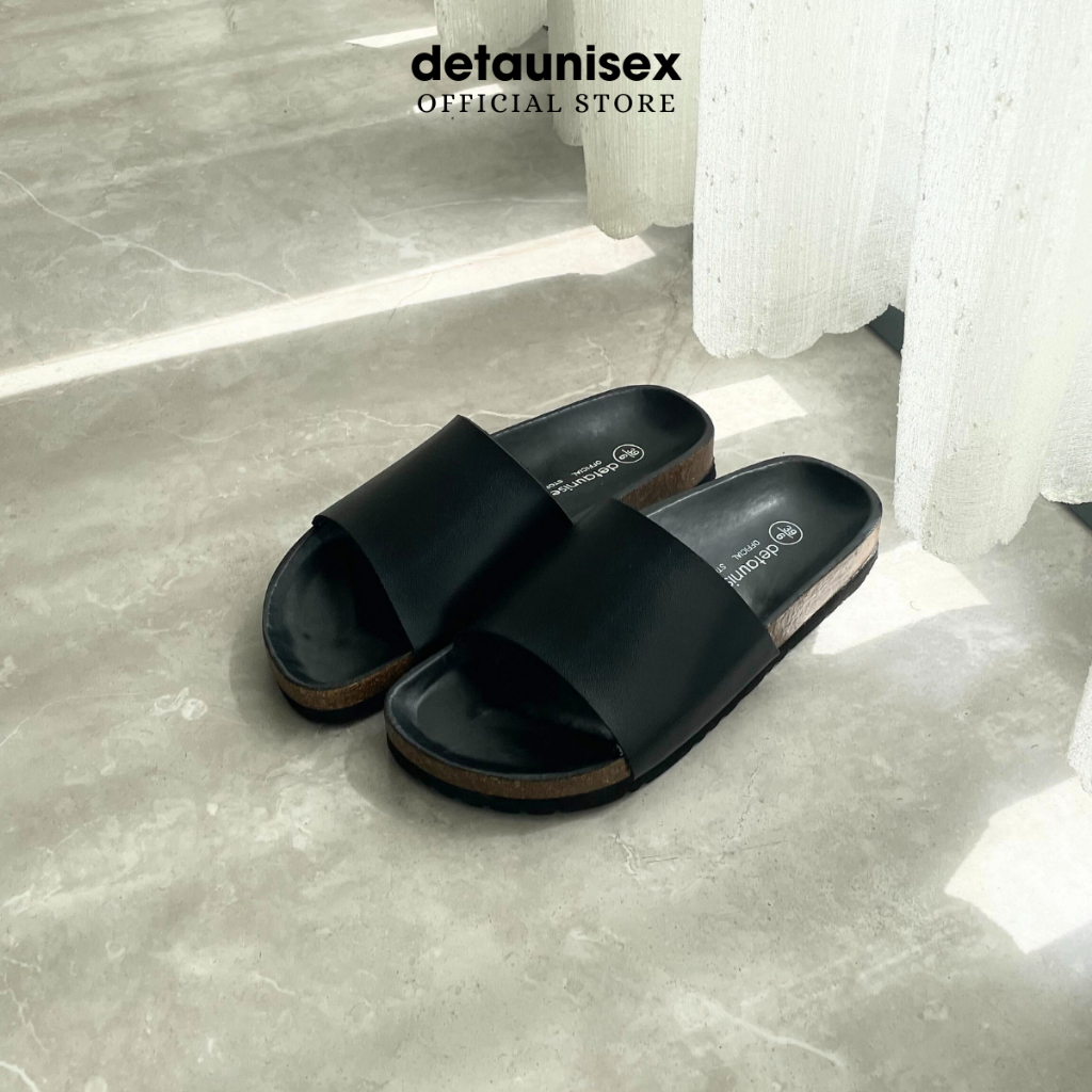 Giày dép đế trấu nam nữ quai ngang Detaunisex thời trang Birken cực xinh - DETA12