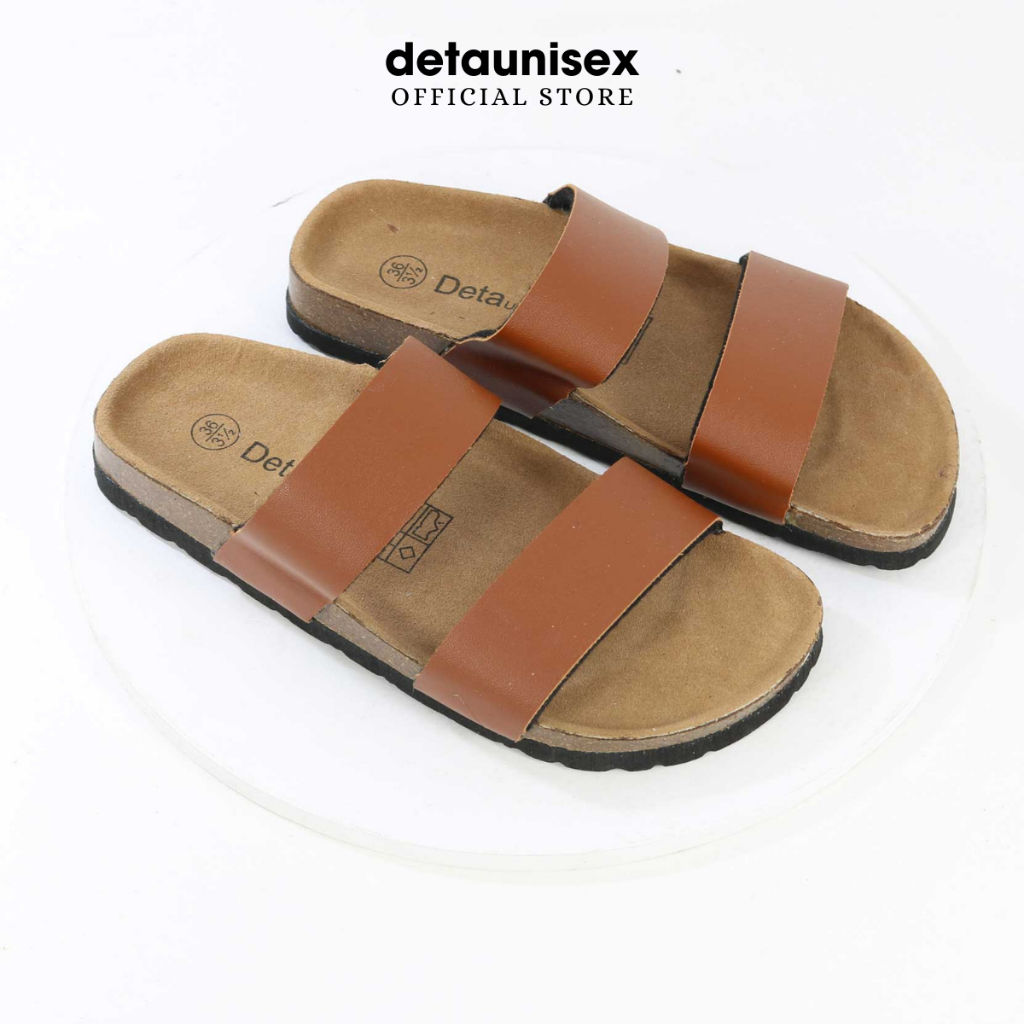 Giày dép đế trấu quai ngang nam nữ Detaunisex phong cách thời trang Birken cực xinh - DETA24