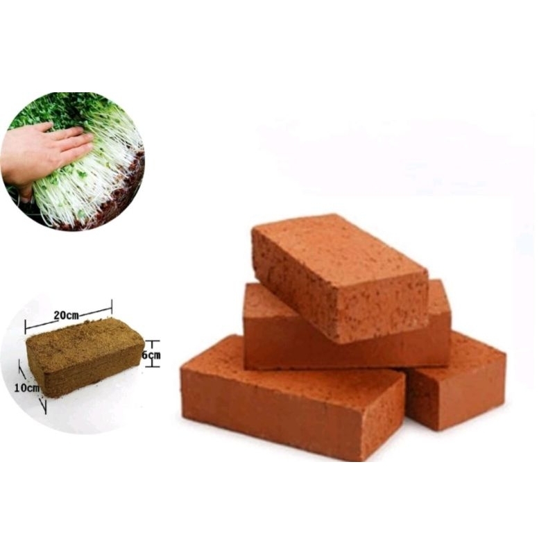 Viên nén xơ dừa - đất nén hữu cơ 600gr nở ra được 8lit mùn dừa