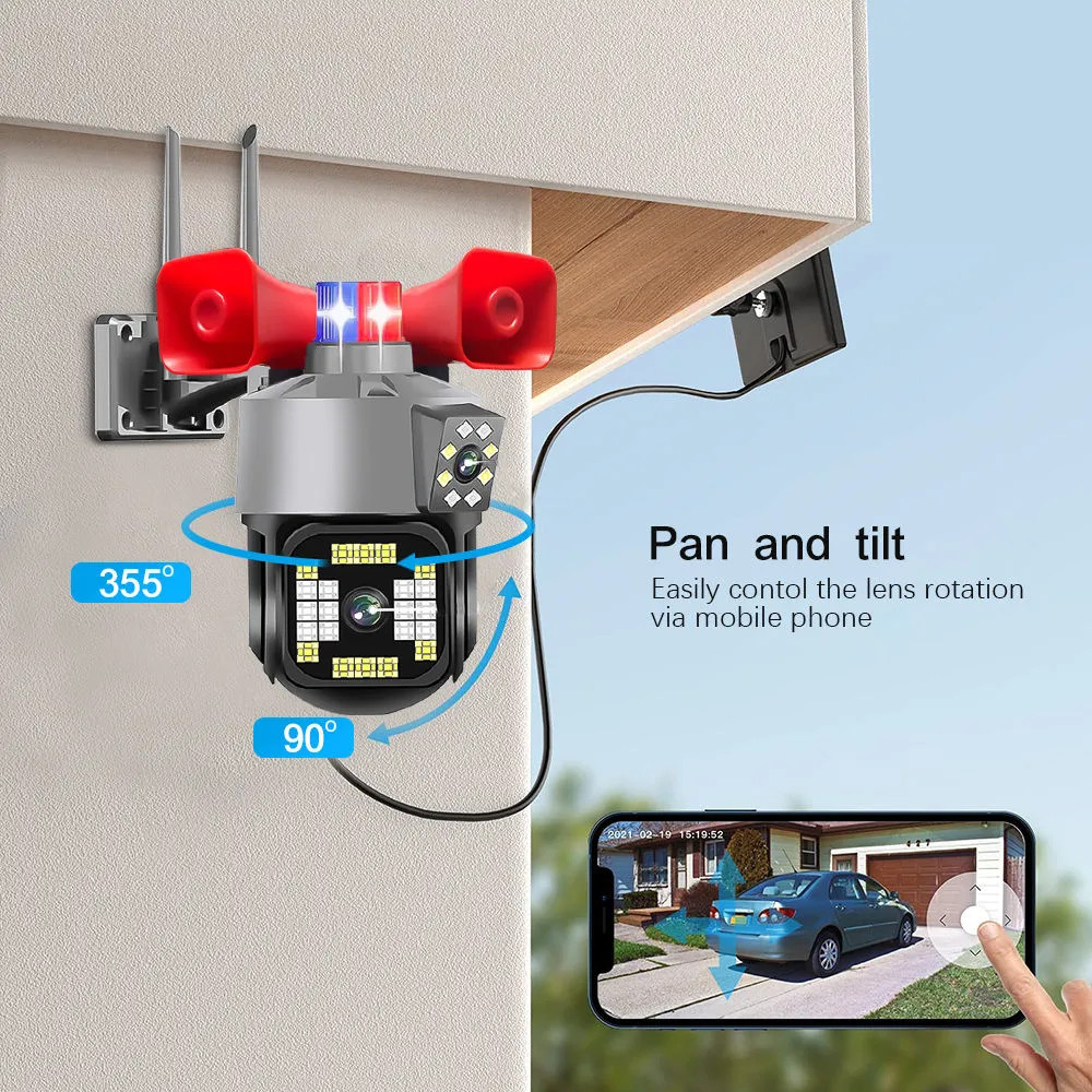 Combo 2 Camera Yoosee 2 Mắt Trong Nhà và Ngoài Trời Có Còi Báo Động Kèm Thẻ 64Gb - Xem 2 Màn Hình Cùng Lúc - Siêu Nét