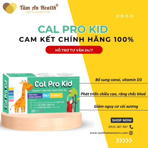 Canxi Cal Prokid Hộp 20 ống x 10ml bổ sung canxi, vitamin D3, giúp xương, răng chắc khỏe. Hỗ trợ phát triển chiều cao,,,