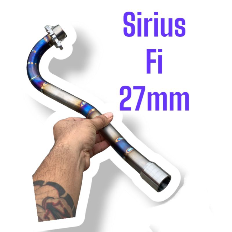 Cổ pô Titan cho dòng xe Sirius FI 27 mm