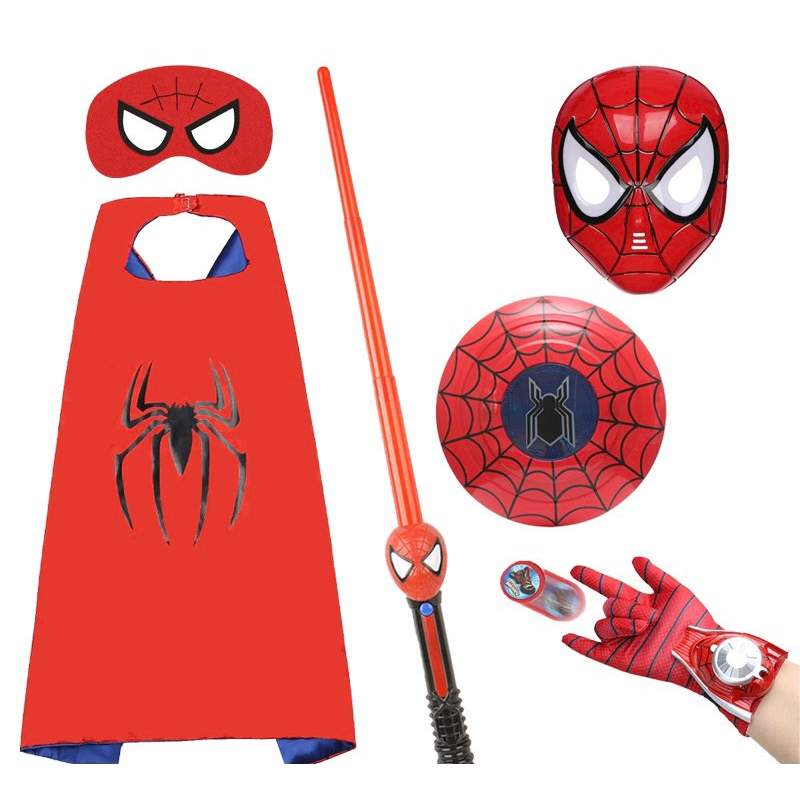 Bộ áo choàng siêu nhân kèm phụ kiện 6 món