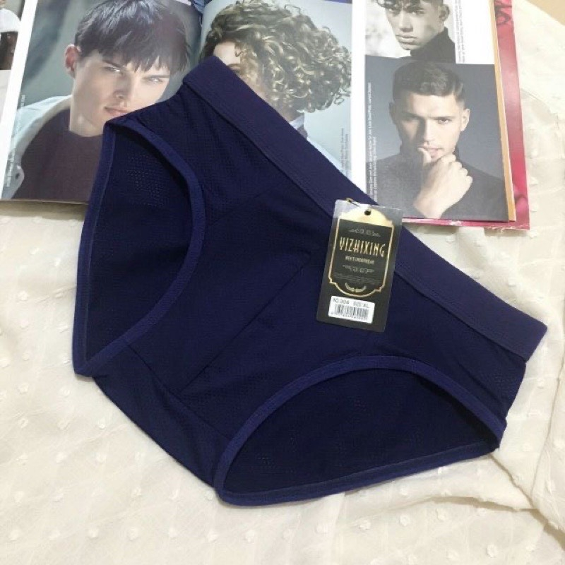 Quần sịp nam quần lót nam thông hơi xuất Nhật - Siêu mềm mịn thông hơi kháng khuẩn