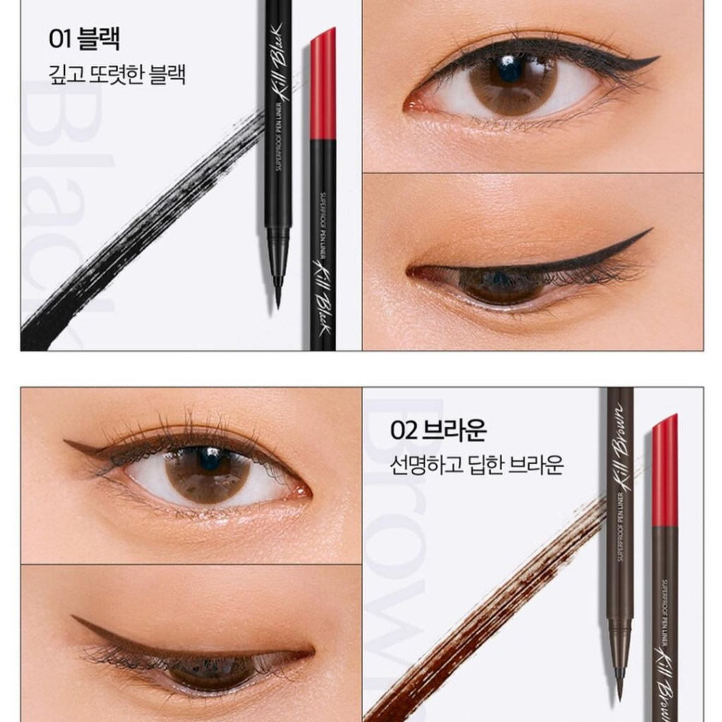 Kẻ mắt CLIO Superproof Pen Liner Kill Black