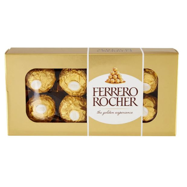Socola Ferrero Rocher Hộp 8 viên - Hộp giấy 100g
