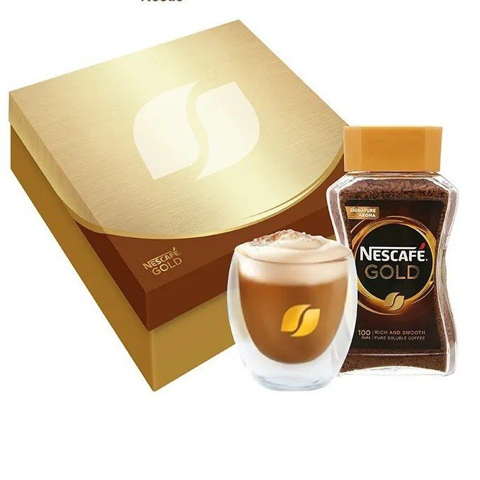 Cà phê hòa tan cao cấp Nescafe Gold Hàn Quốc 200g