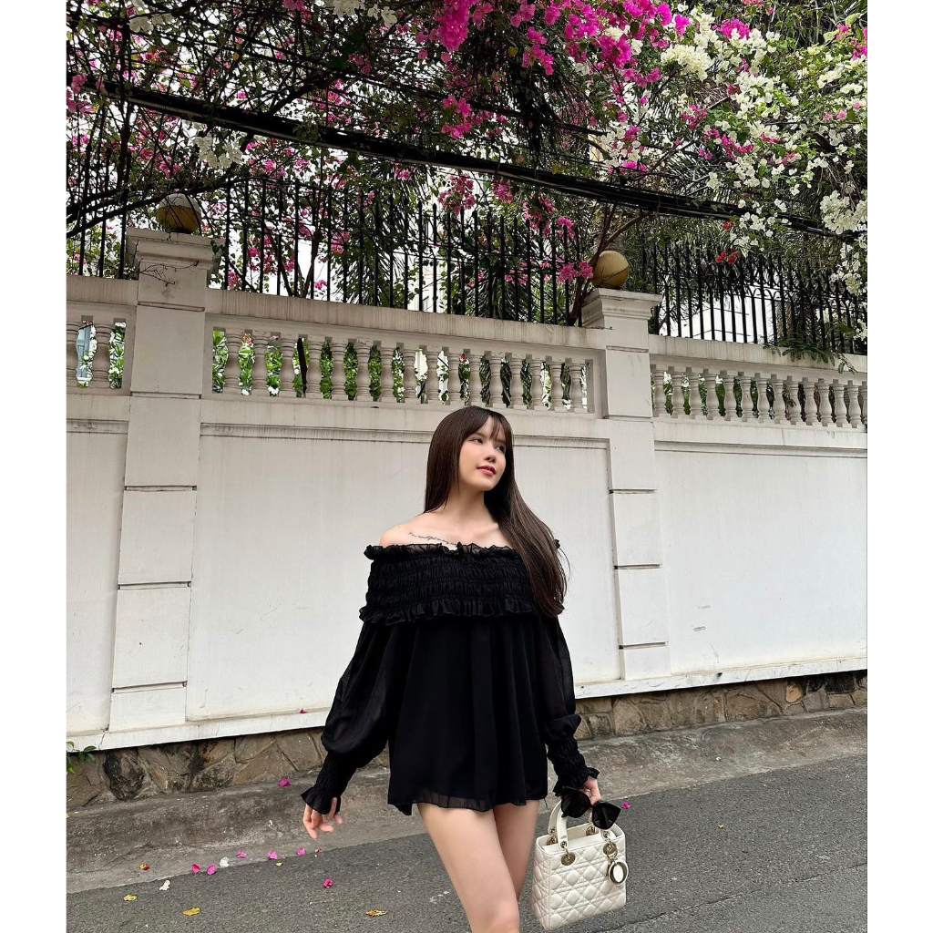 Tuí Xach Di.O laydy Size 20cm Tag bạc màu trắng