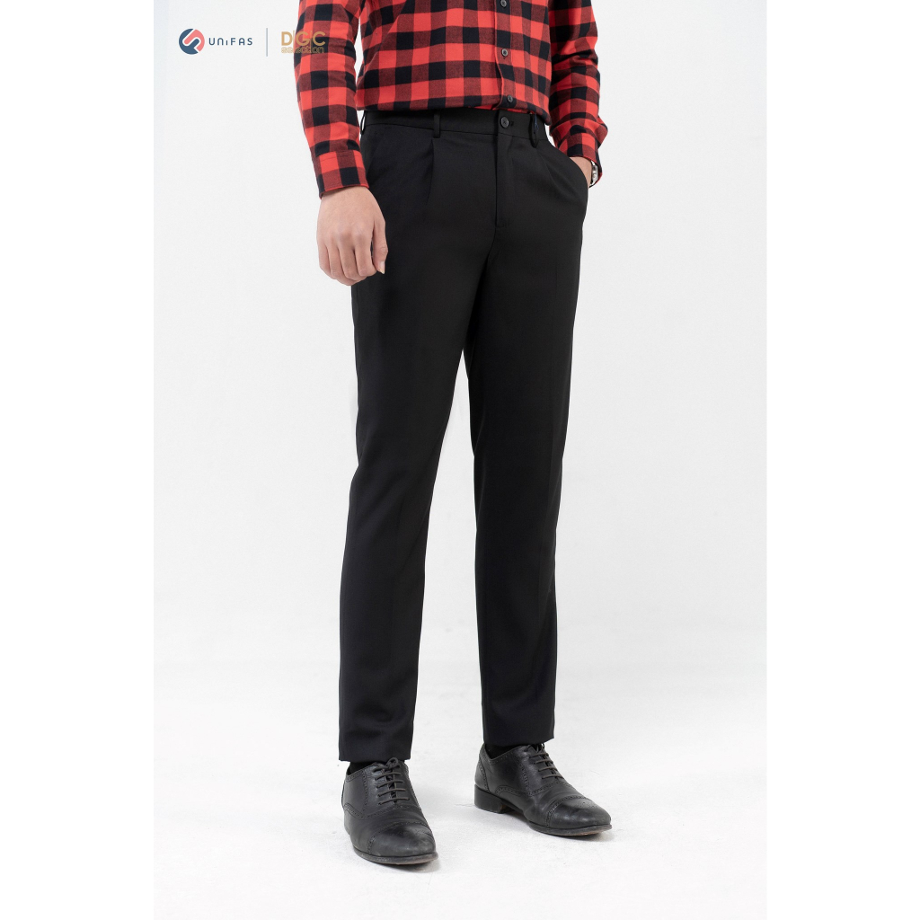 Quần Âu Nam Không Ly DGCs - form dáng xuông vừa vặn - WQTBB01M