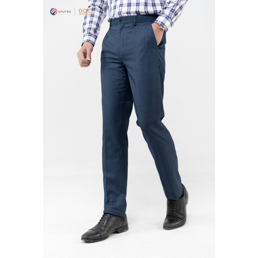 Quần Âu Nam Không Ly DGCs - form dáng xuông vừa vặn - WQTBB01M