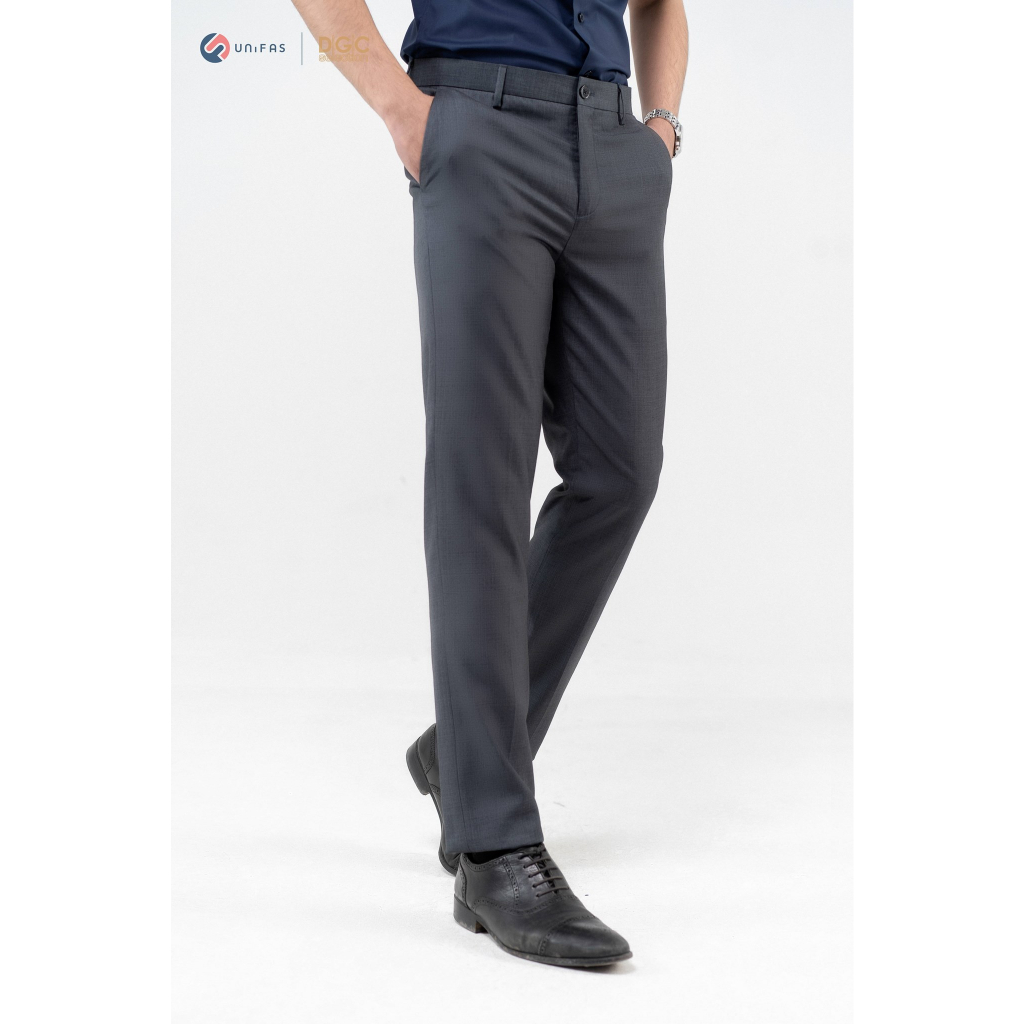 Quần Âu Nam Không Ly DGCs - form dáng xuông vừa vặn - WQTBB01M