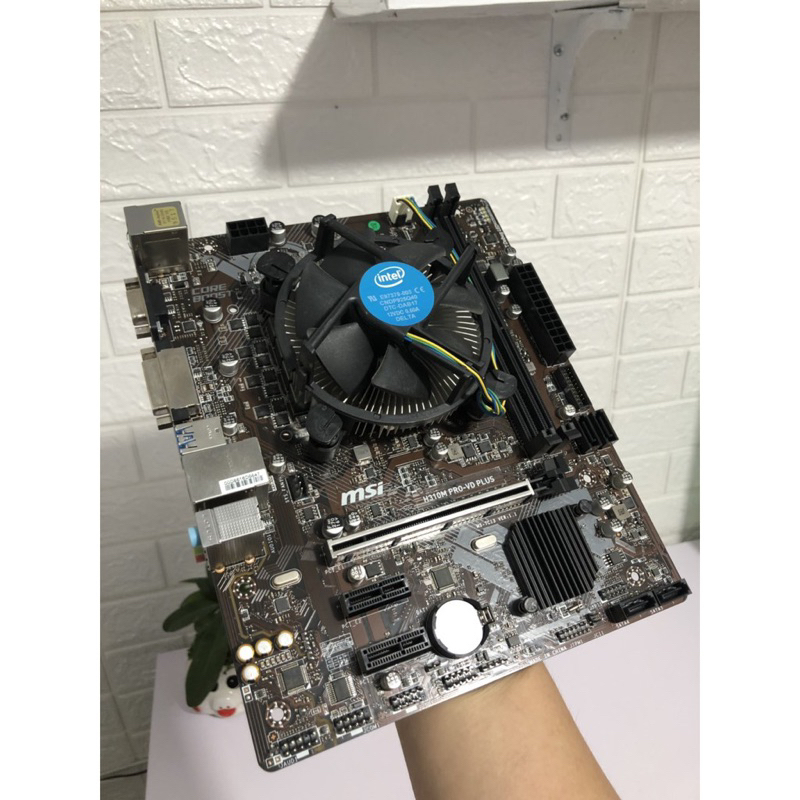 Combo Main H310 + i3 9100f + Ram 8gb