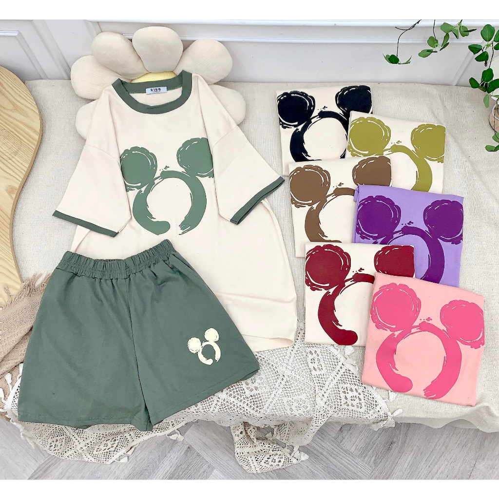 Bộ Mickey 3158 cotton khô 8245