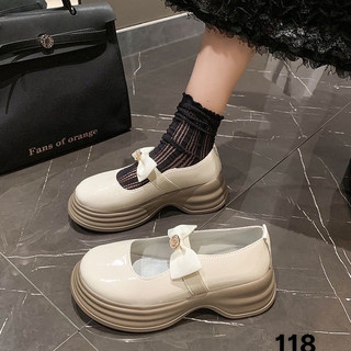 Giày đốc nữ chất da PU cao cấp đế cao 5cm Hottrend 2023