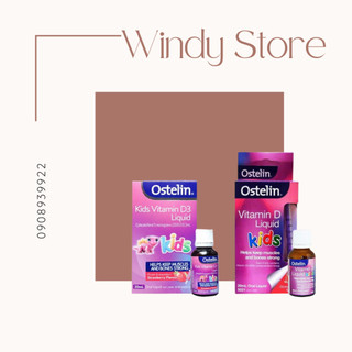 Vitamin D3 Ostelin cho bé từ 0m+