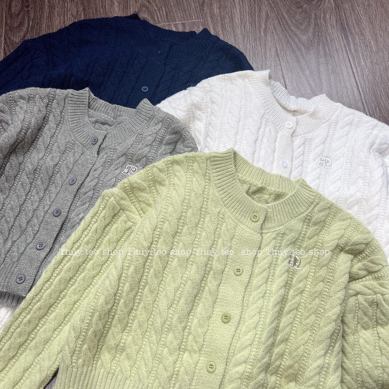 ÁO LEN CROPTOP THỪNG THÊU LOGO MẶC 2 KIỂU hàng Quảng Châu loại 1