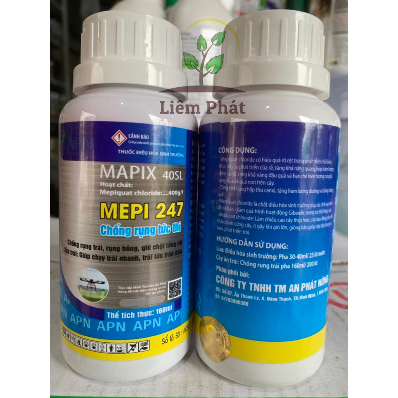 Mepi 247  chai 160ml của An phát nông chống rụng tức thời, giữ chặt tầng rời