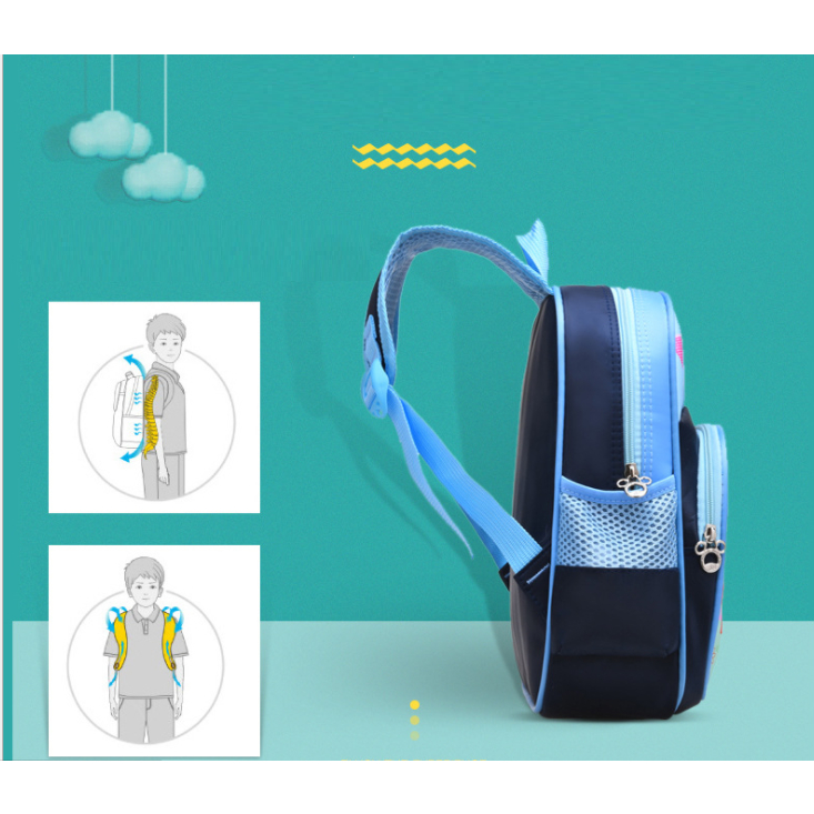 Ba lô cho bé trai in hình vũ trụ mẫu giáo 1-5 tuổi - Balo cho bé mầm non