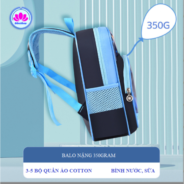 Ba lô cho bé trai in hình vũ trụ mẫu giáo 1-5 tuổi - Balo cho bé mầm non